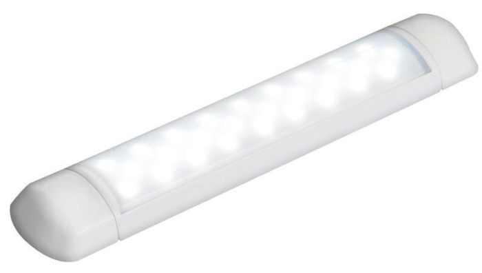 Flat fluorescent online light