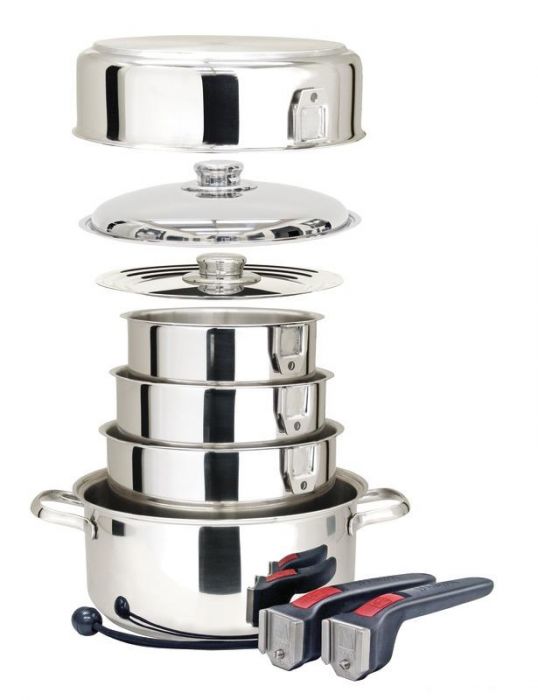 Stackable pots/pans ceramic inside Magma Europe